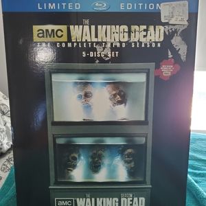 Walking Dead First 2 Season Blu Rays +  Season 3 Collector's Floating Heads